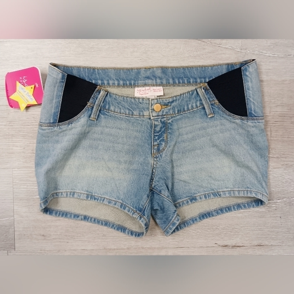Isabel Maternity by Ingrid & Isabel-Midi Maternity Jean Shorts, NWT, multi Sizes